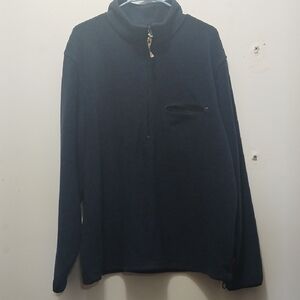 Woolrich Men's Navy Zip-Up Pullover